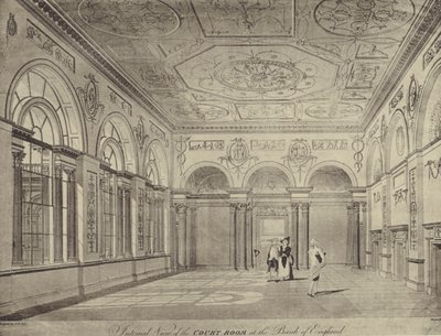 Der Gerichtssaal, Bank of England von Thomas (after) Malton