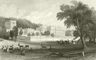 Chatsworth, Derbyshire von Thomas Allom