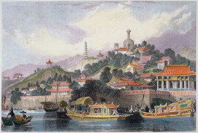Garten des Kaiserpalastes, Peking, China, 1843 von Thomas Allom