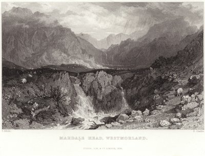 Mardale Head in Westmorland von Thomas Allom
