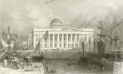 Das neue Zollhaus, Liverpool von Thomas Allom