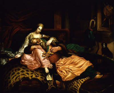 Innenszene mit Sultan und Konkubine von Thomas Buchanan Read