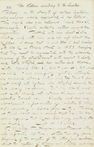 Thomas Butler Gunn Tagebücher - Band 18, Seite 99, 15. Dezember 1861 von Thomas Butler Gunn