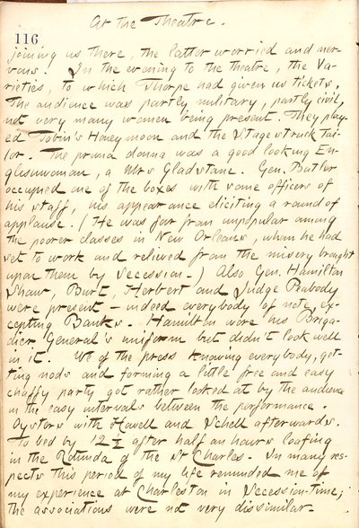 Thomas Butler Gunn Tagebücher - Band 21, Seite 127, 22. Dezember 1862 von Thomas Butler Gunn
