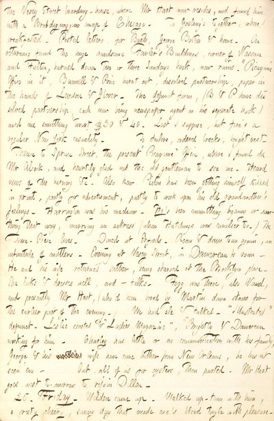 Thomas Butler Gunn Tagebücher - Band 6, Seite 206, 24.-25. November 1853 von Thomas Butler Gunn