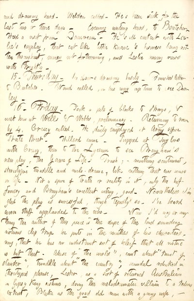 Thomas Butler Gunn Tagebücher - Band 6, Seite 218, 14.-16. Dezember 1853 von Thomas Butler Gunn