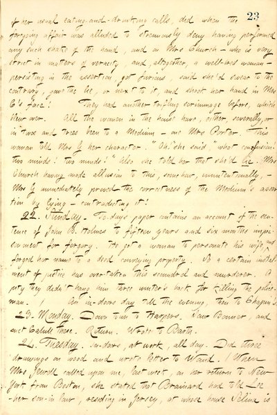 Thomas Butler Gunn Tagebücher - Band 9, Seite 32, 21.-24. November 1857 von Thomas Butler Gunn