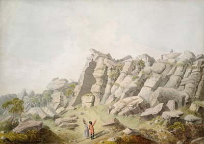 Figuren bei Brimham Crags von Thomas Daniell