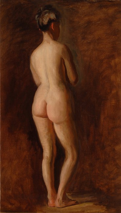 Stehender weiblicher Akt (Rückansicht) von Thomas Eakins