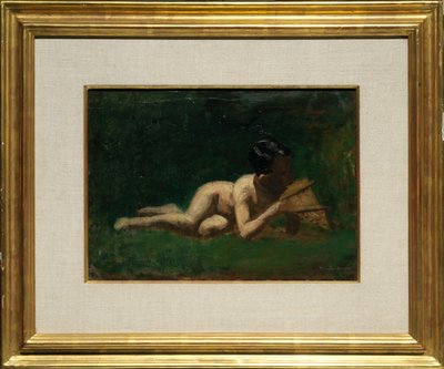 Studie für einen liegenden Jungen in "Arkadia" von Thomas Eakins