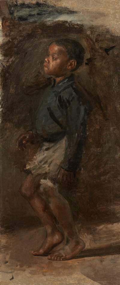 Studie für schwarzen Jungen beim Tanzen: Der Junge, wahrscheinlich 1877 von Thomas Eakins