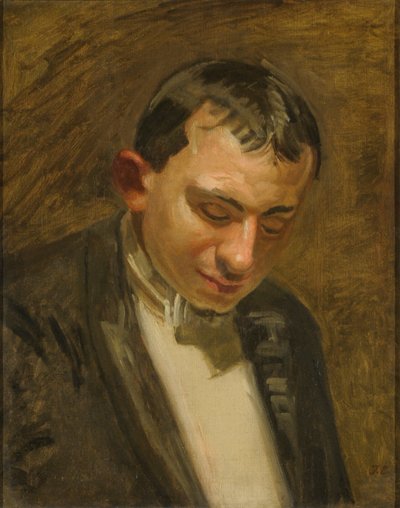 Studie für den Schiedsrichter in "Taking the Count" von Thomas Eakins