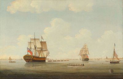 HMS Woolwich im Schlepptau von Thomas Elliott