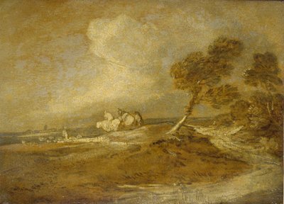 Eine Landschaft mit Reitern von Thomas Gainsborough
