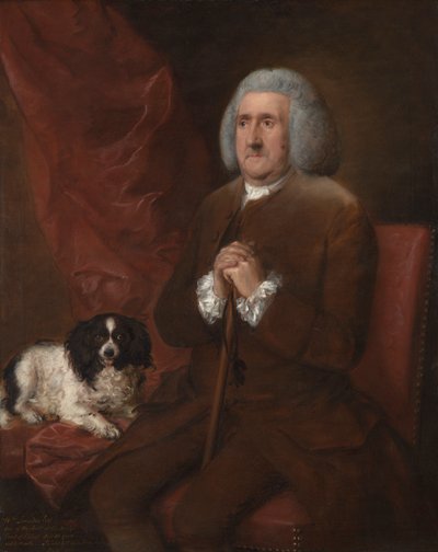 William Lowndes, Rechnungsprüfer des königlichen Schatzamtes von Thomas Gainsborough RA