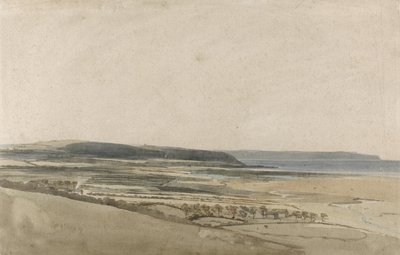 Mündung des Flusses Taw, Devon, ca. 1801 von Thomas Girtin