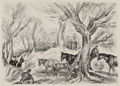Landschaft mit Figuren von Thomas Handforth