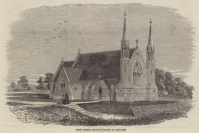 Christ Church, kürzlich in Lancaster errichtet von Thomas Harrington Wilson