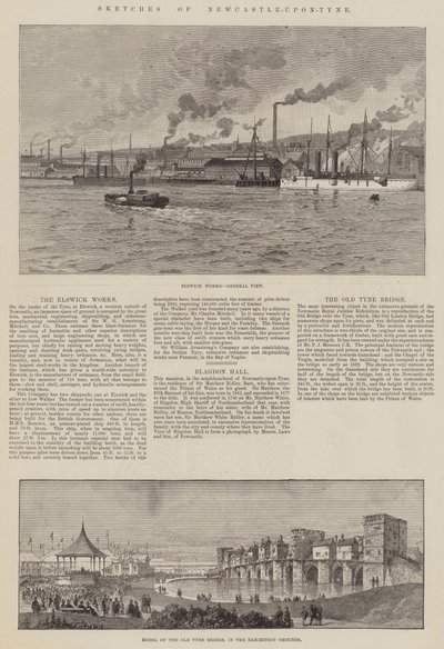 Skizzen von Newcastle-upon-Tyne von Thomas Harrington Wilson