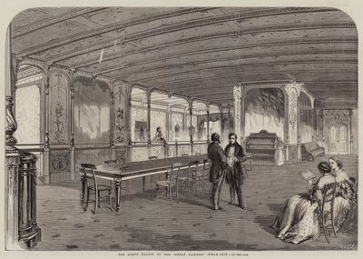 Der Große Salon des Great Eastern Dampfschiffs von Thomas Harrington Wilson