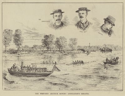Regatta der West-End Amateur Rowing Association von Thomas Harrington Wilson