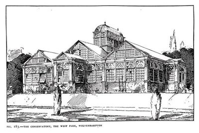 Das Konservatorium, der West Park, Wolverhampton, aus 