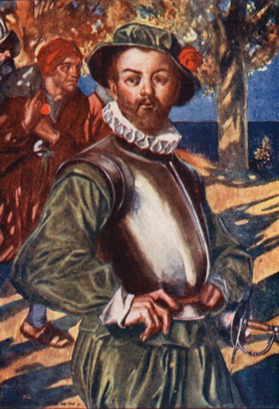 Illustration für das Leben von Sir Francis Drake von Thomas Heath Robinson
