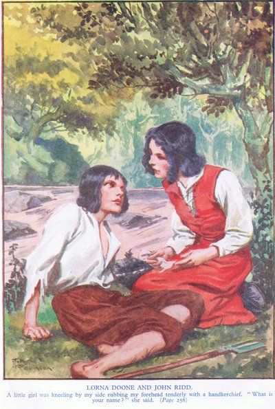 Lorna Doone und John Ridd von Thomas Heath Robinson