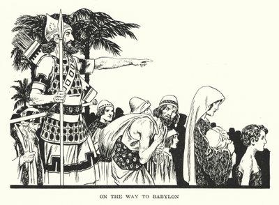 Auf dem Weg nach Babylon von Thomas Heath Robinson