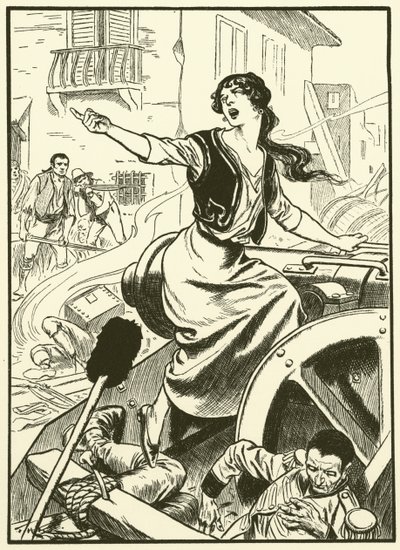 Die Jungfrau von Saragossa von Thomas Heath Robinson