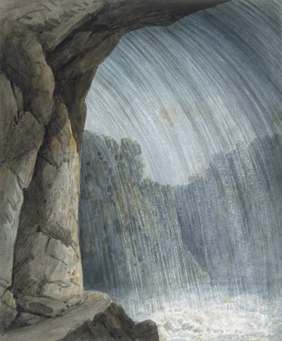 Unter dem Wasserfall von Thomas Hornor
