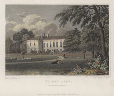 Wicken Park, Northamptonshire von Thomas Hosmer (after) Shepherd