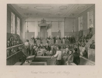 Zentrales Strafgericht, Old Bailey von Thomas Hosmer Shepherd