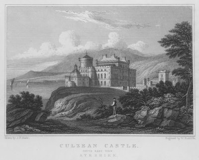 Culzean Castle, Südostansicht, Ayrshire von Thomas Hosmer Shepherd