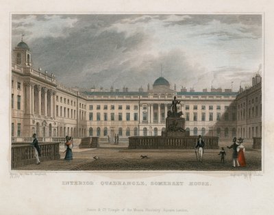 Innerer Quadrant, Somerset House von Thomas Hosmer Shepherd