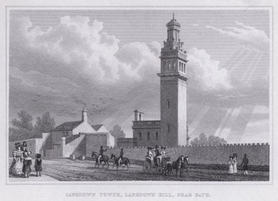 Lansdown Tower, Lansdown Hill, nahe Bath von Thomas Hosmer Shepherd