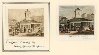 Newgate-Markt von Thomas Hosmer Shepherd