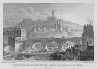 North Bridge, Calton Hill, usw., von der Bank of Scotland, Edinburgh von Thomas Hosmer Shepherd