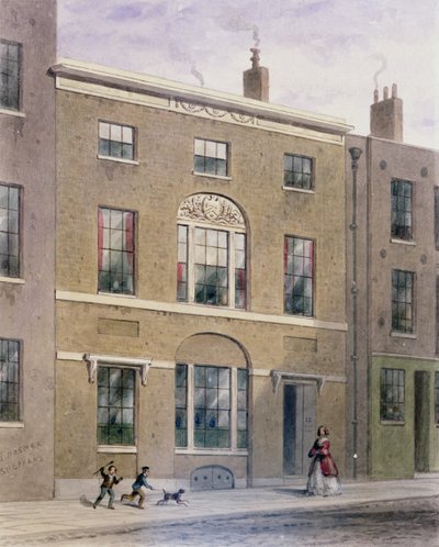 Plumbers Hall in Great Bush Lane, Cannon Street, 1851 von Thomas Hosmer Shepherd
