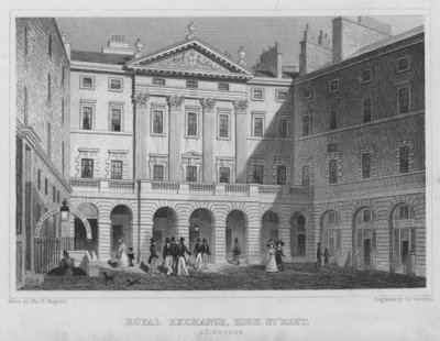 Royal Exchange, High Street, Edinburgh von Thomas Hosmer Shepherd