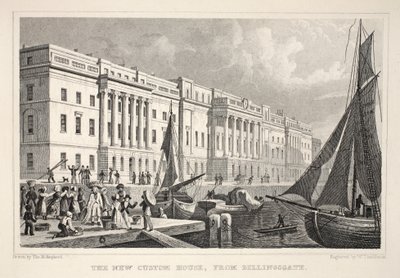 Das neue Zollhaus, von Billingsgate, aus 