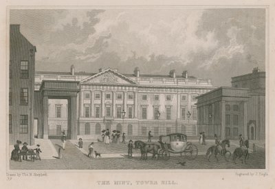 Die königliche Münze, Tower Hill, London von Thomas Hosmer Shepherd