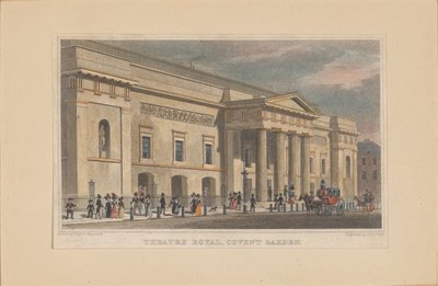 Theatre Royal Covent Garden, ca. 1830 von Thomas Hosmer Shepherd