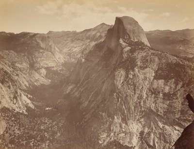 Der Half Dome vom Glacier Point, Yosemite von Thomas Houseworth and Company