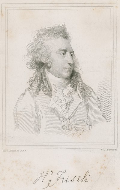 Porträt des Schweizer Malers Henry Fuseli von Thomas Lawrence