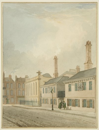 Seemannsalmosenhäuser, King Street von Thomas Leeson the Elder Rowbotham