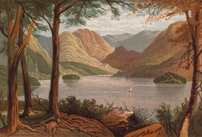Die Englischen Seen, Derwentwater von Thomas Leeson the Elder Rowbotham