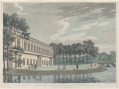 Die Ostfassade der Bibliothek des Trinity College von Thomas Malton