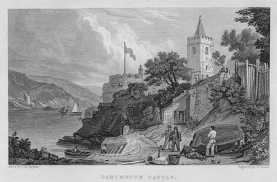 Dartmouth Castle von Thomas Mann (after) Baynes
