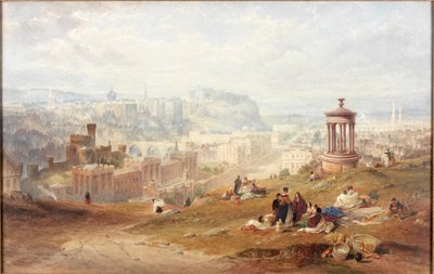 Edinburgh von Calton Hills von Thomas Miles Richardson